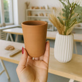 Ceramic Cup Clay Cutter & Base Mold Set - Rectangle & Round for Pottery (038)